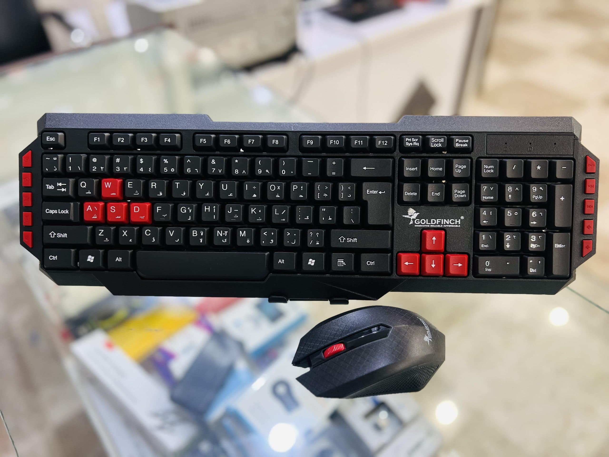 کیبورد بي سيم گلد فینچ مدل Gf-1500 — تصویر ۴