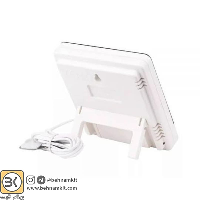 دماسنج، رطوبت سنج و ساعت رومیزی مدل HTC-2 — تصویر ۶