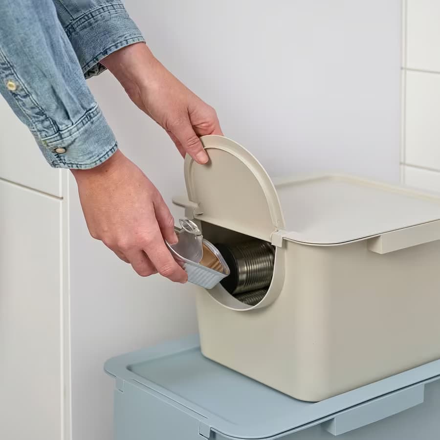 سطل درب دار ایکیا مدل TROSKNING