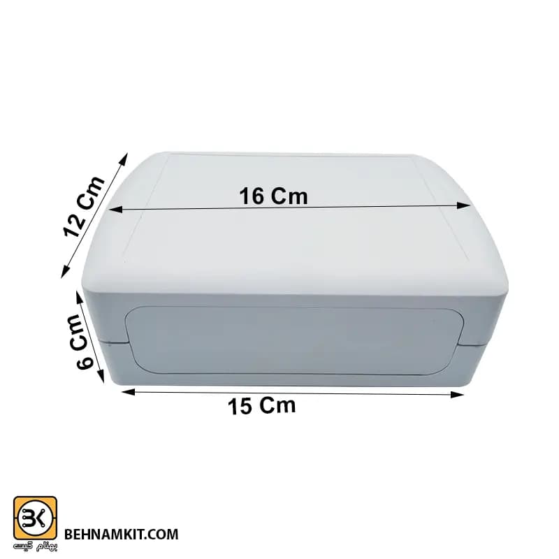 جعبه چهارتکه 12 × 16 ارتفاع 5 مشکی (کد 58) — تصویر ۵