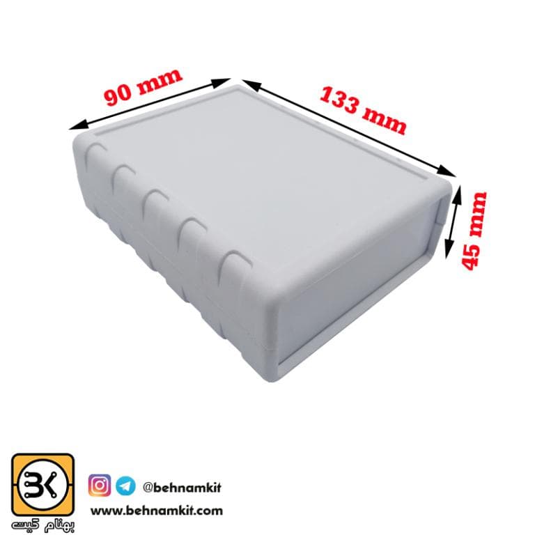 جعبه چهارتکه 9 × 13 ارتفاع 4.5 مشکی — تصویر ۲