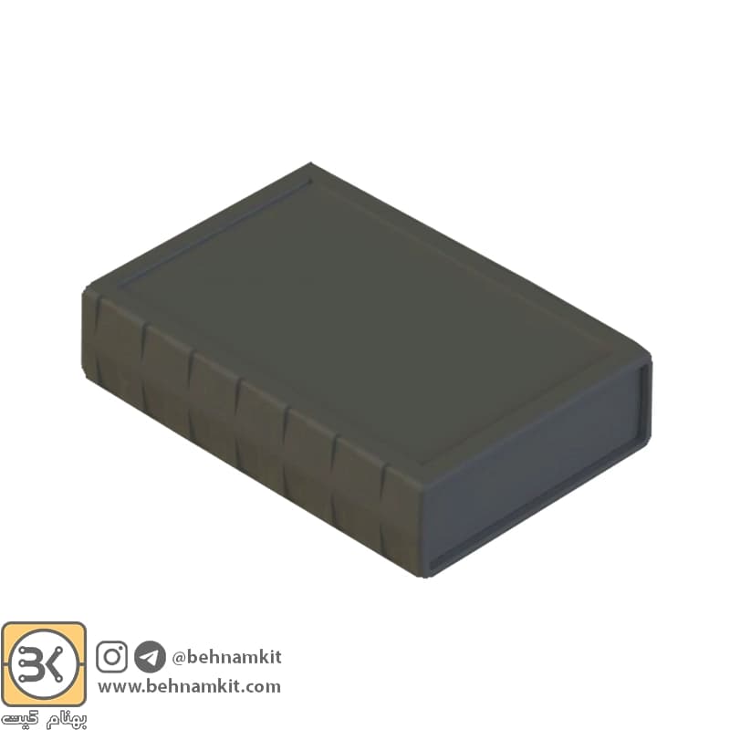جعبه چهارتکه 7.7 × 11 ارتفاع 2.5 مشکی — تصویر ۵