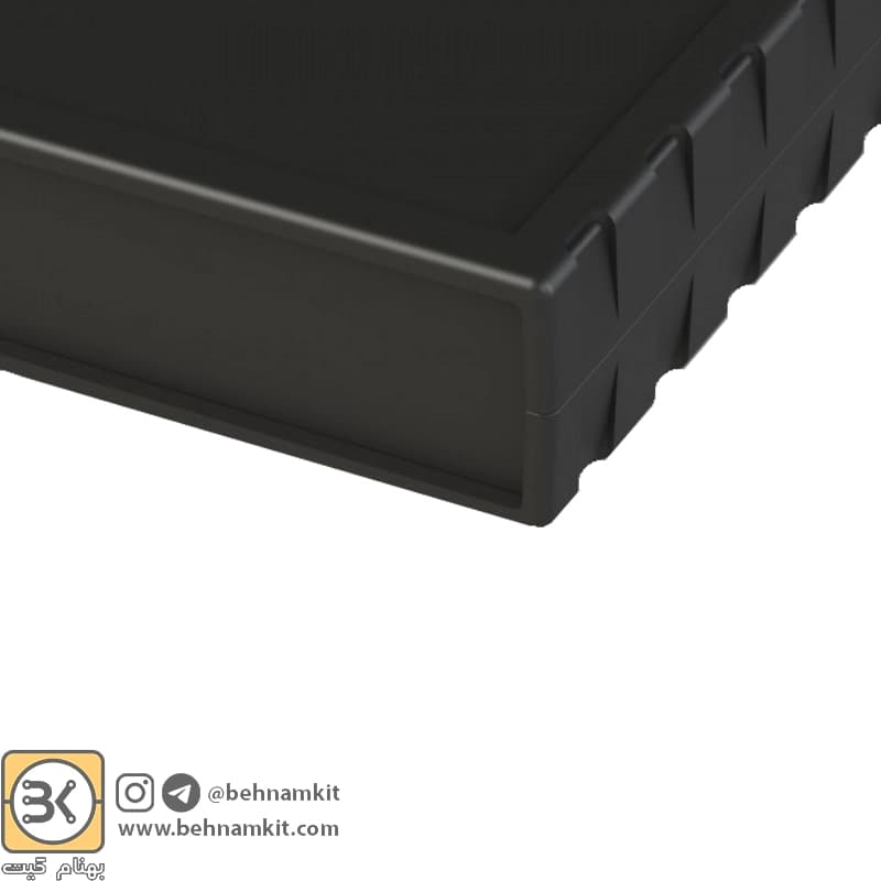 جعبه چهارتکه 7.7 × 11 ارتفاع 2.5 مشکی — تصویر ۳