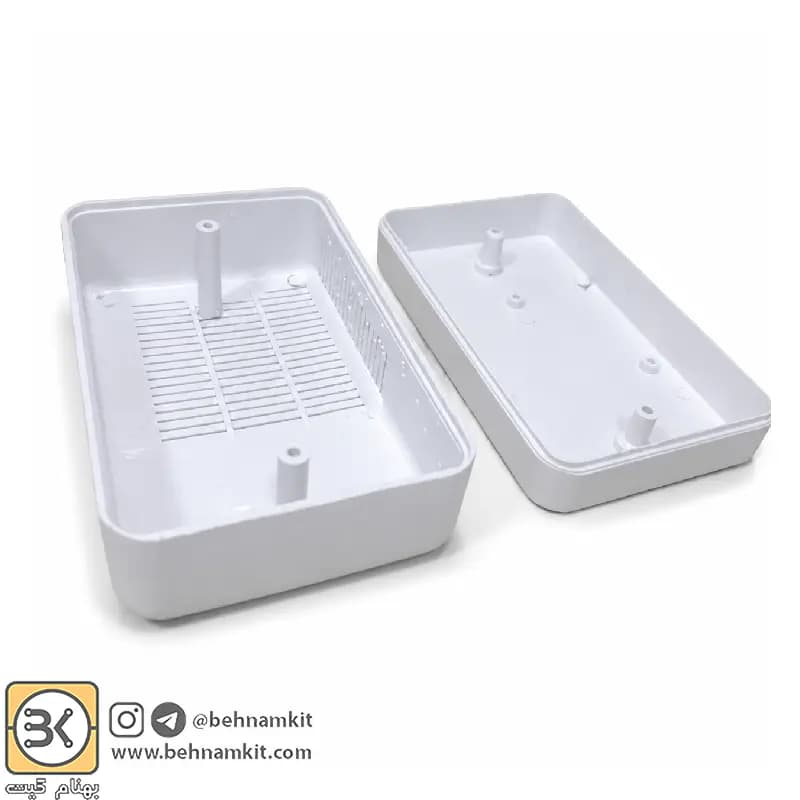 جعبه ديواری دارای هواكش سفید 4.5 × 7 × 11 — تصویر ۷