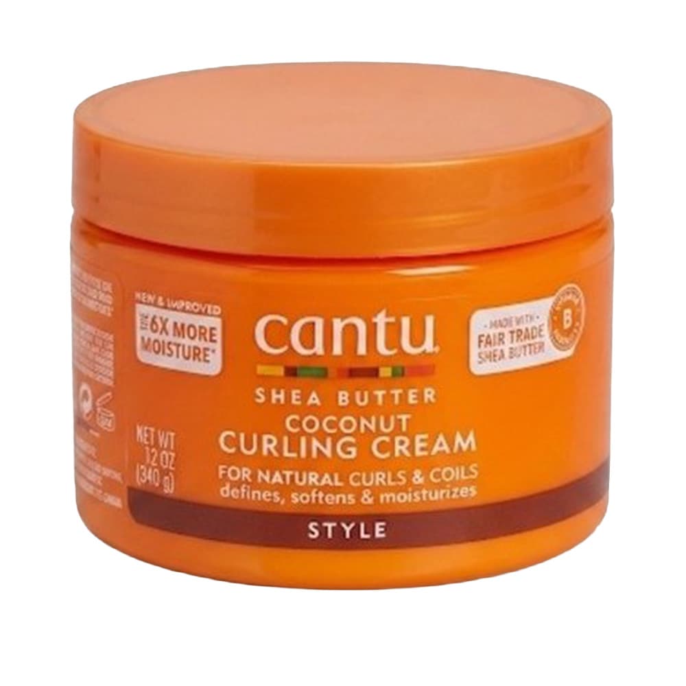 کرم مو حالت دهنده و تقویت کننده موهای فر Cantu مدل Coconut وزن 340 گرم — تصویر ۲