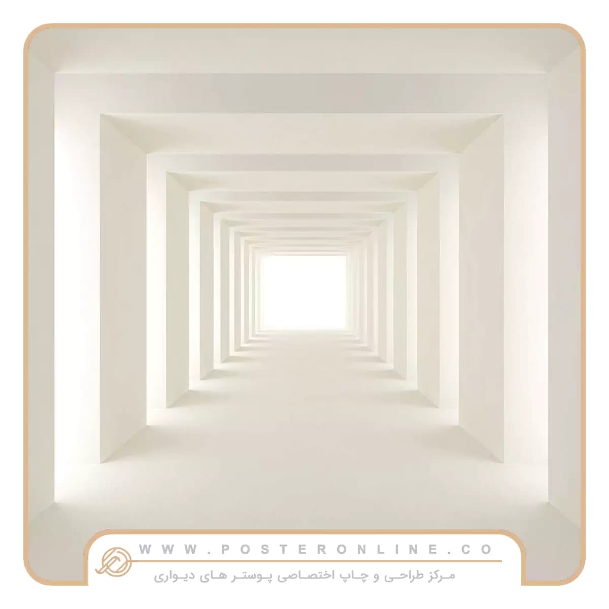 پوستر دیواری تونل سه بعدی عمق دار کد mt-83396 — تصویر ۴