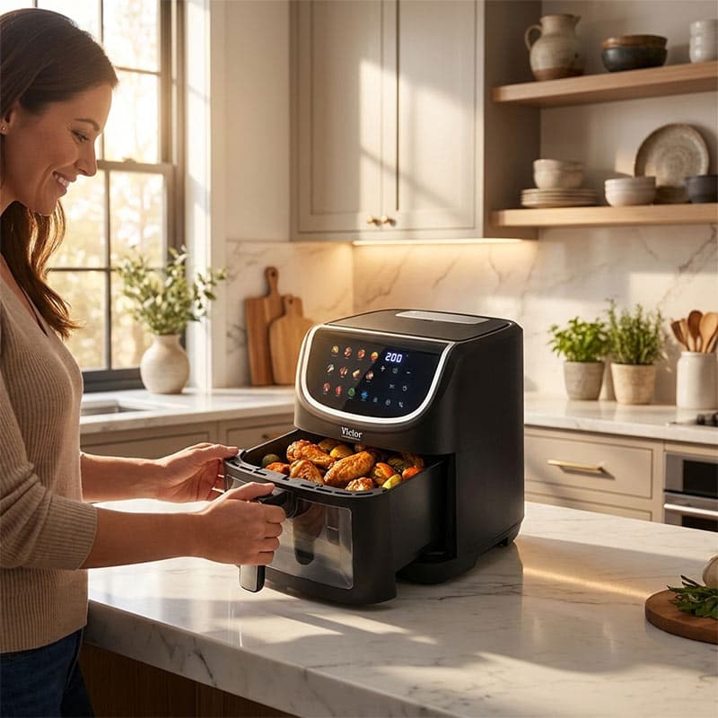 سرخکن بدون روغن ویکتور مدل VK-9903 — تصویر ۷