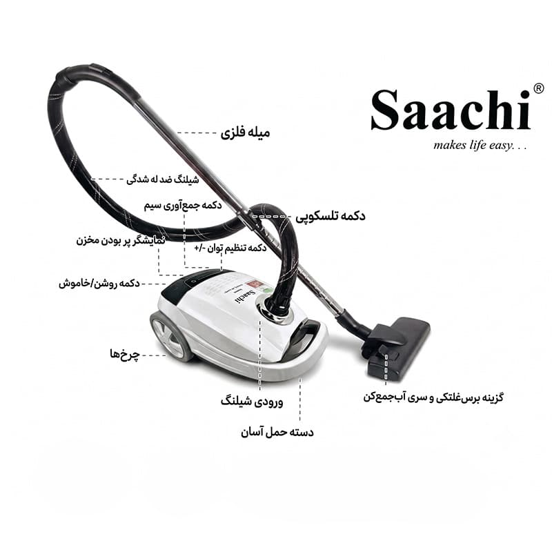 جاروبرقی ساچی 1108 — تصویر ۱۰