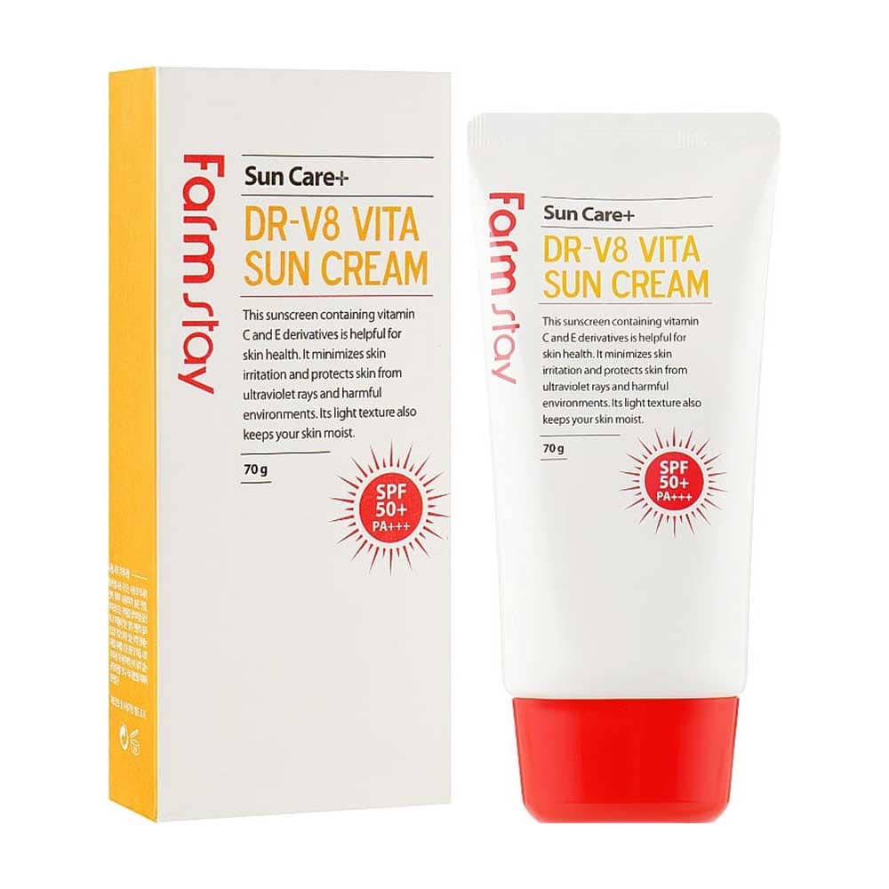 کرم ضد آفتاب فارم استی SPF50 مدل DR-V8 وزن 70 گرم — تصویر ۲
