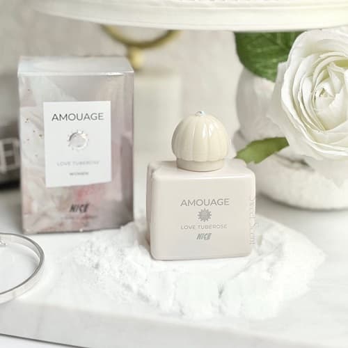 عطر ادکلن مینی آمواج لاو تیوب رز (توبرز) نایس | Amouage Love Tuberose (Nice) حجم 30 میل(شرکتی) — تصویر ۷