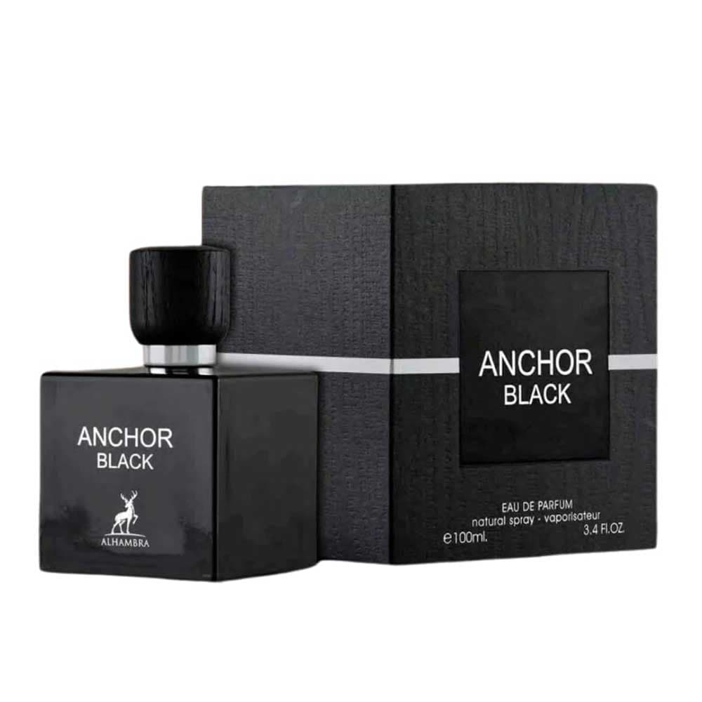 عطر ادکلن الحمبرا آنچور بلک (مشابه لالیک مشکی) | Alhambra Anchor Black — تصویر ۳