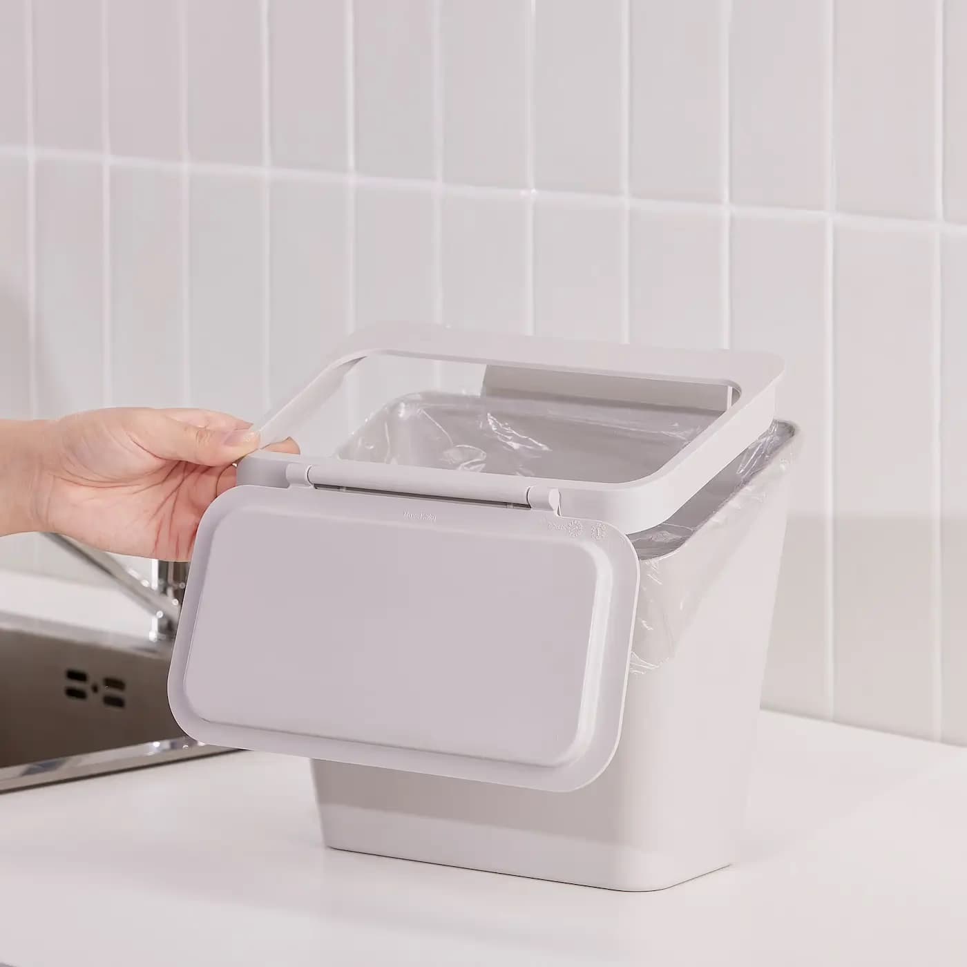 سطل زباله لبه کابینتی ایکیا مدل SKOLAST — تصویر ۵