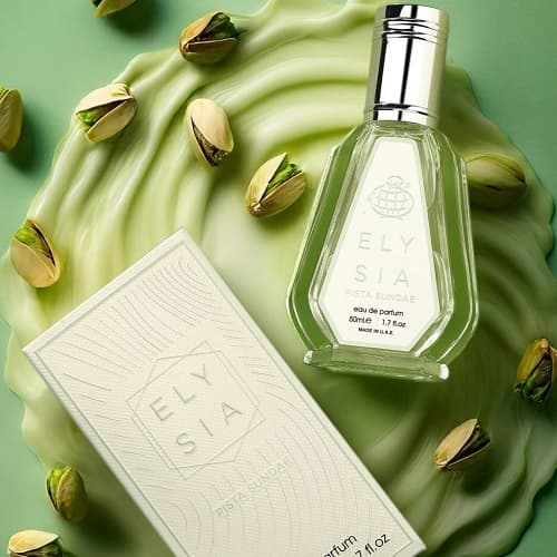 عطر ادکلن زنانه کایالی یام پیستاچیو جلاتو فرگرانس ورد ( الی سیا پیستا سانده) | (Kayali Yum Pistachio Gelato ( ELY SIA PISTA SUNDAE Fragrance World حجم 50 میل(شرکتی) — تصویر ۱۰