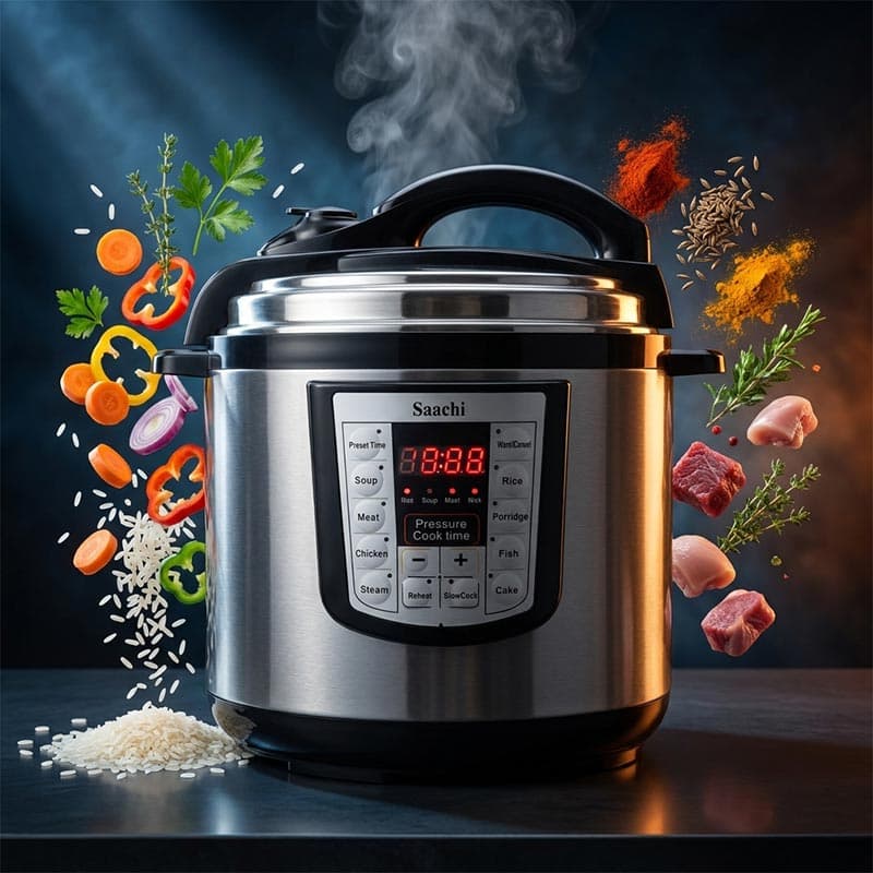 مولتی کوکر 4لیتر ساچی 5304 — تصویر ۱۰
