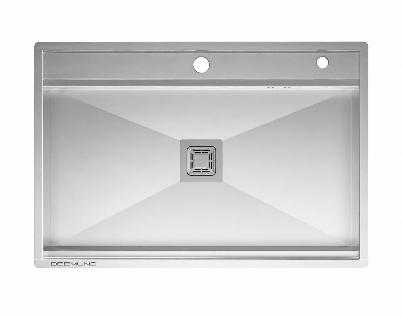 سینک باکسی استیل دیموند SB30074تک لگنه بدون سینی