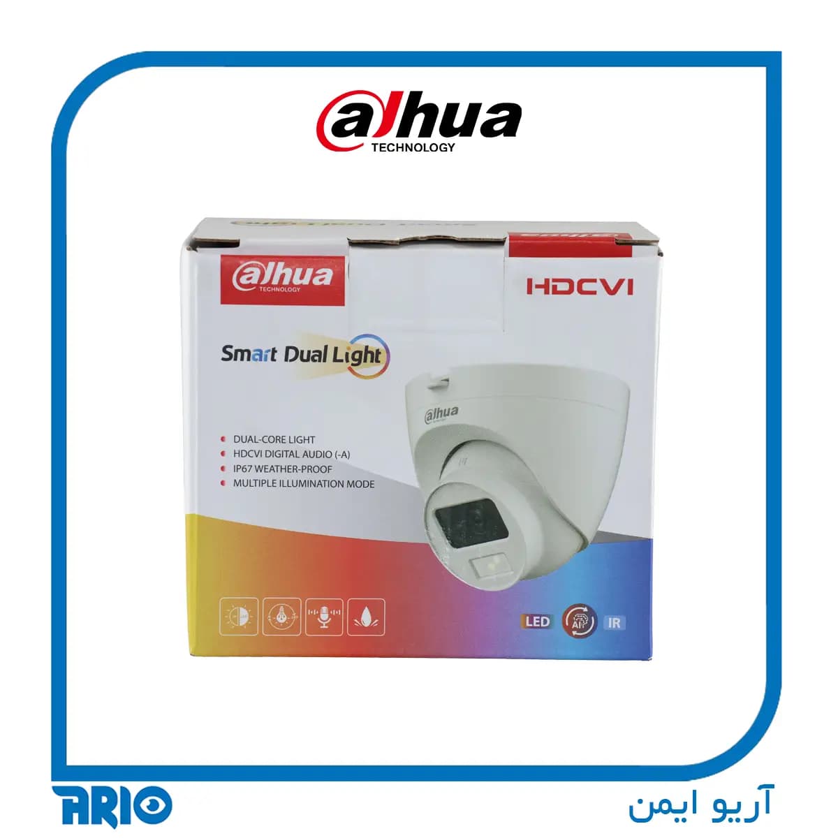 دوربین مداربسته داهوا HAC-HDW1200CLQP-IL-A — تصویر ۵
