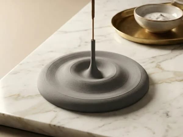 جاعودی اسپلش قطره آب | هولدر عود موج‌دار | خدمات چاپ سه بعدی