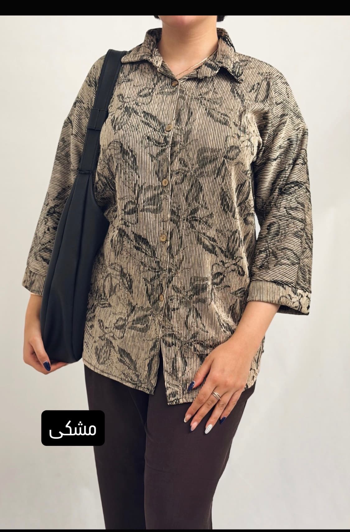 شومیز مانتویی کد 1175 — تصویر ۶