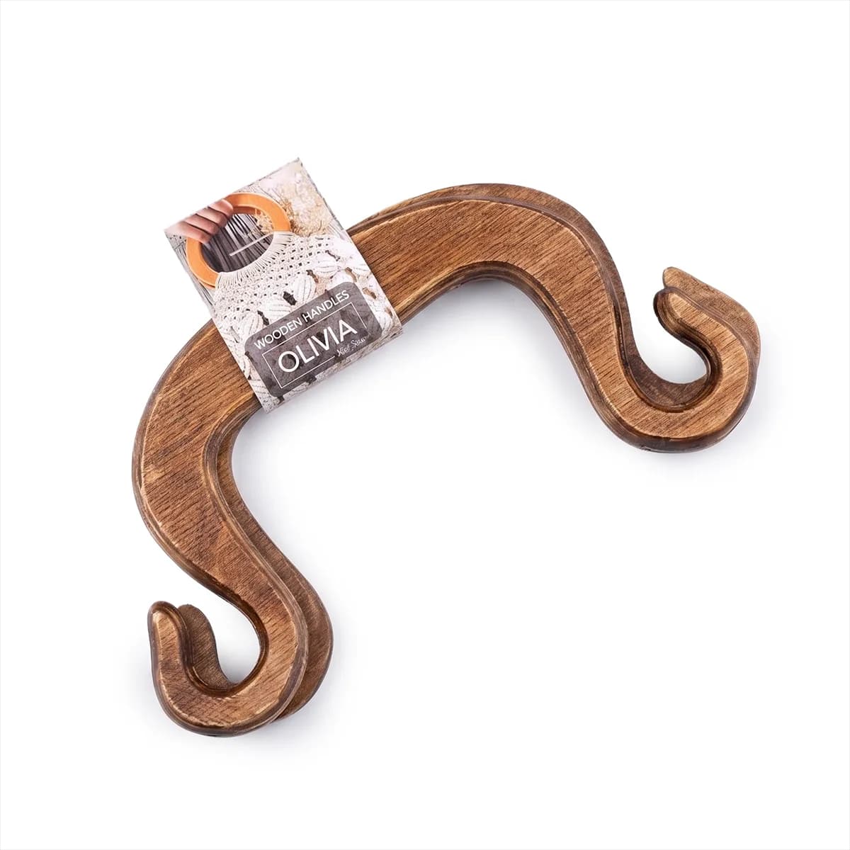 دسته چوبی کیف 16 سانتیمتر کد 16 — تصویر ۳
