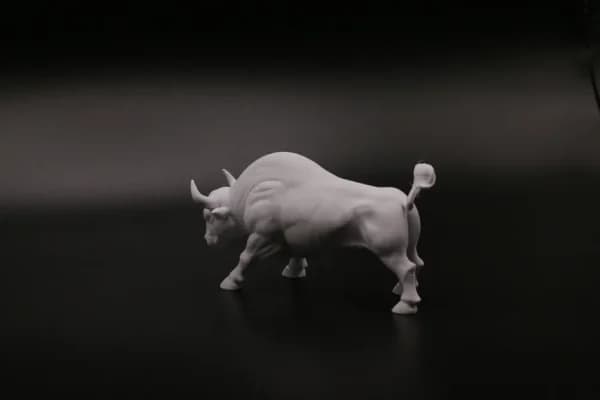 دکوری گاو وال استریت | خدمات چاپ سه بعدی سفارشی — تصویر ۵