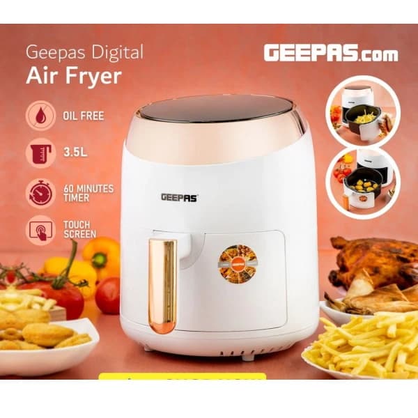 سرخ کن بدون روغن 3.5 لیتری جیپاس مدل GAF37522 — تصویر ۲