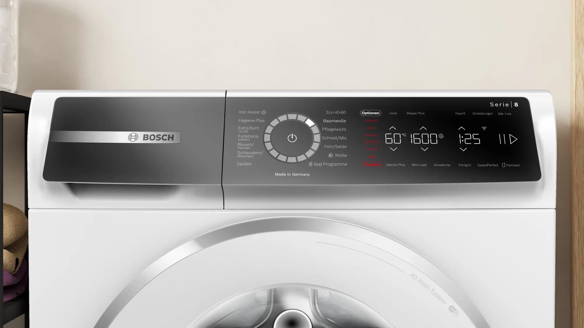 ماشین لباسشویی بوش مدل WGB256090 — تصویر ۴