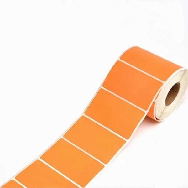 لیبل حرارتی نارنجی 51×34 تک ردیف - اداری 360