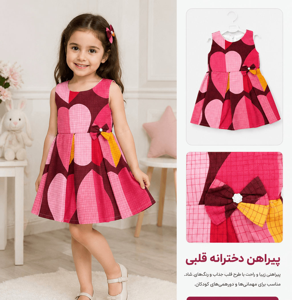 سارفون دخترانه شیک و پرفروش — تصویر ۳