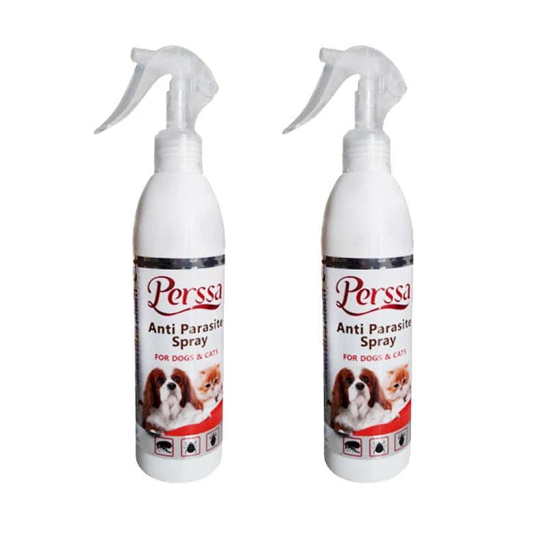 اسپری ضدانگل پرسا مدل Anti-Parasite مخصوص سگ و گربه حجم 300 میلیلیتر بسته 2 عددی