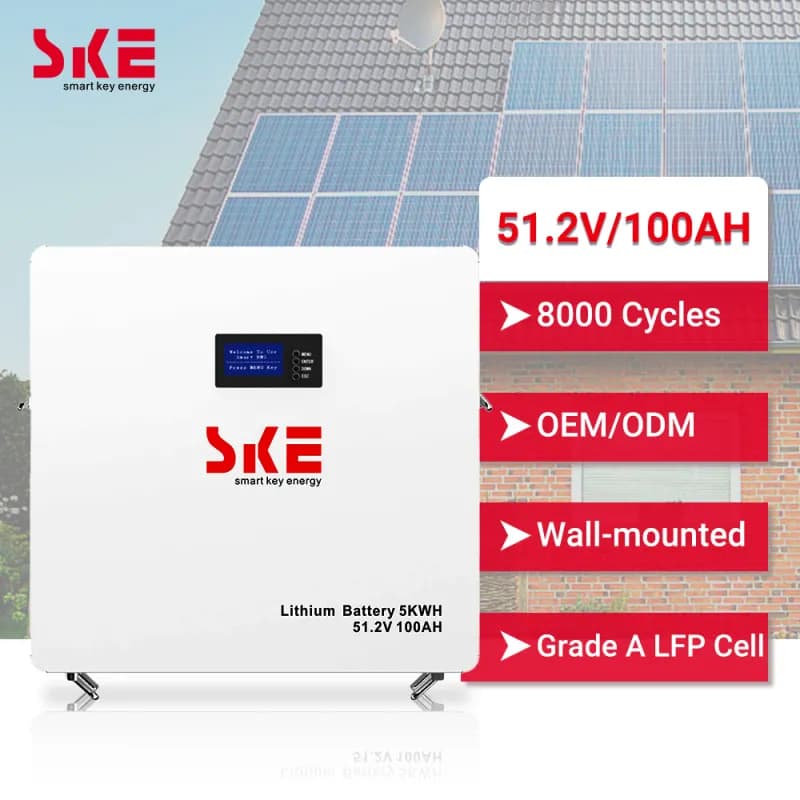 باتری لیتیوم 5 کیلووات 48 ولت SKE مدل SK‑BG5120B — تصویر ۲