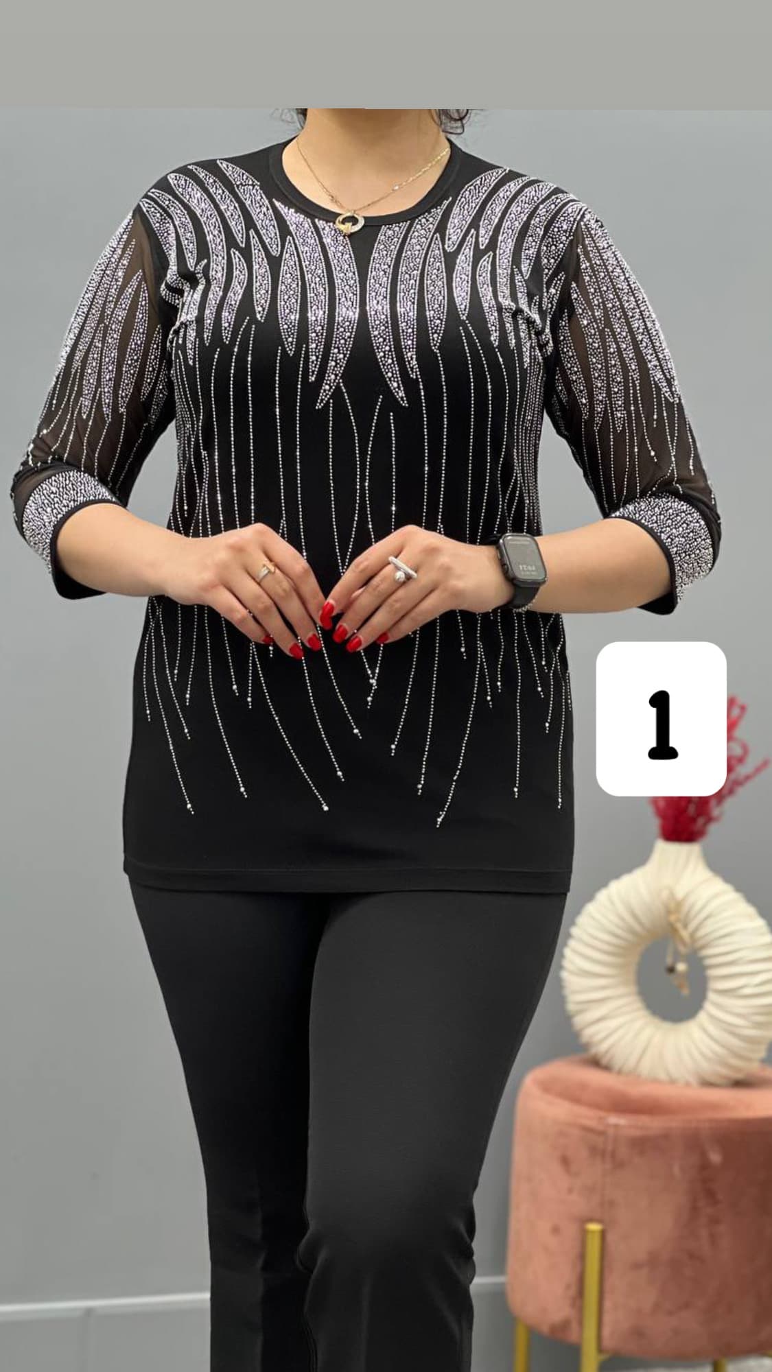 بلوز مجلسی وارداتی 1114
