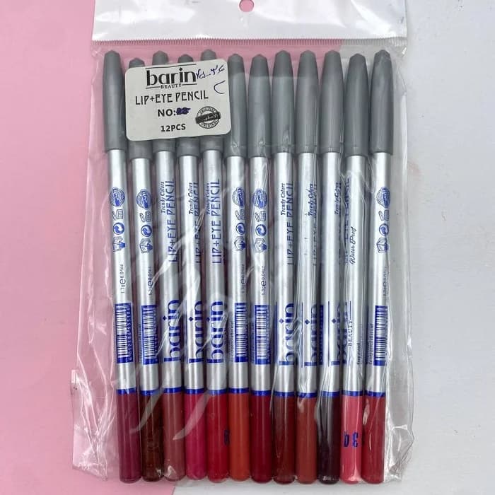 خط لب رنگی پک 12 عددی بارین بیوتی سری C — تصویر ۵