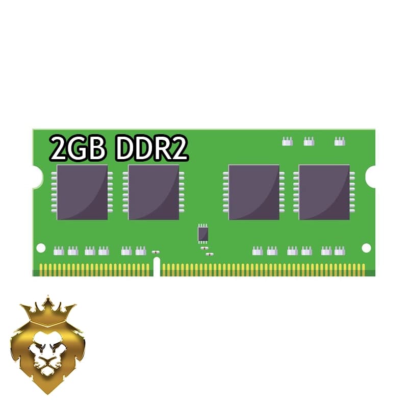 رم 2 گیگابایت DDR2 لپ تاپ میکس Mix Brand 2GB DDR2 Laptop Ram