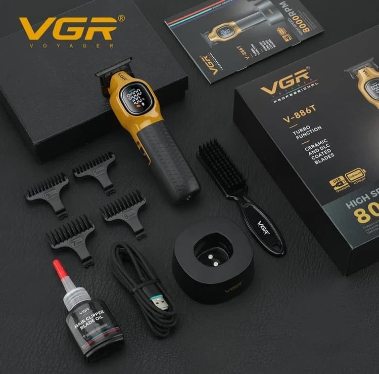 خط زن وی جی آر مدل V-886T حرفه ای — تصویر ۷