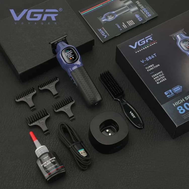 خط زن وی جی آر مدل V-886T حرفه ای — تصویر ۵