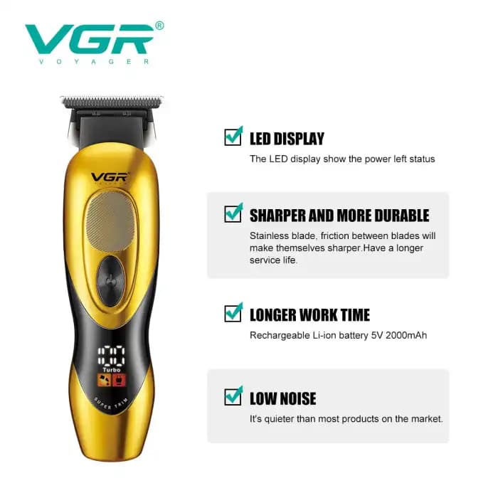 خط زن وی جی آر مدل V-227 دیجیتالی قوی — تصویر ۵