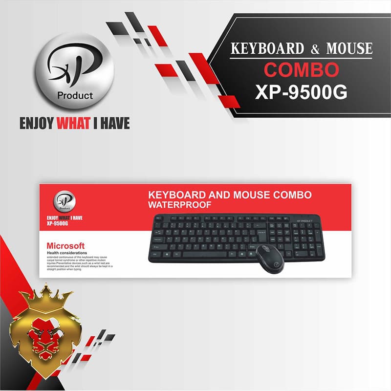 کیبورد و ماوس XP-Products 9500G Wired COMBO