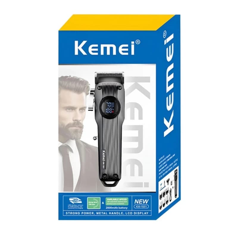 ماشین اصلاح موی سر و صورت کیمی مدل Kemei KM-1551 — تصویر ۱۲