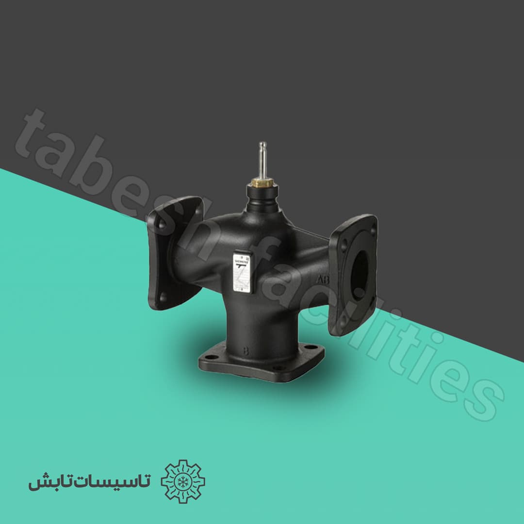 شیر سه راهه فلنجی زیمنس (Siemens) vxf42.80-100c — تصویر ۲