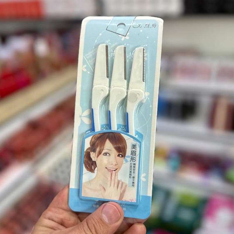 تیغ اصلاح ابرو اورجینال 3 یدکه دسته پلاستیکی — تصویر ۴