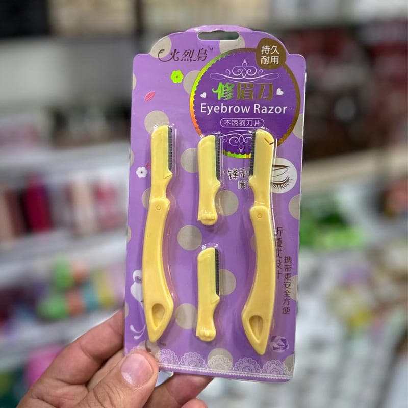 تیغ اصلاح ابرو اورجینال 4 یدکه دسته پلاستیکی — تصویر ۳