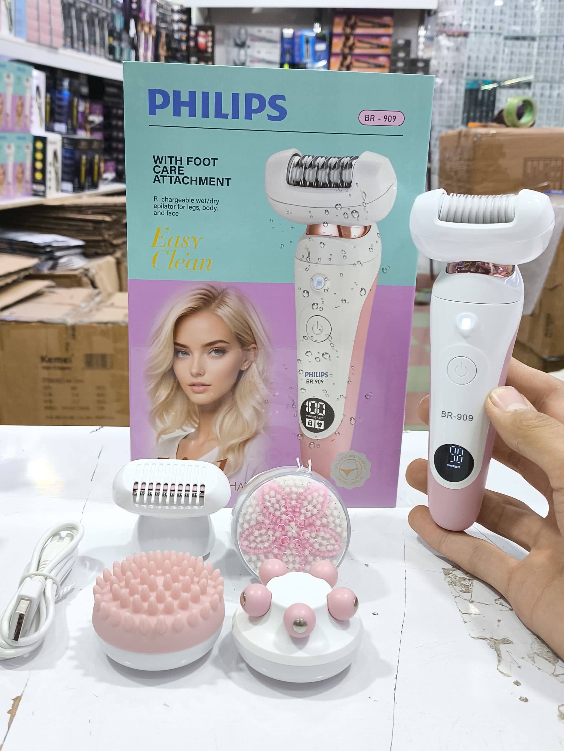 اپیلاتور و موکن ۵ کاره فیلیپس اصل مدل Philips PH-909 — تصویر ۸