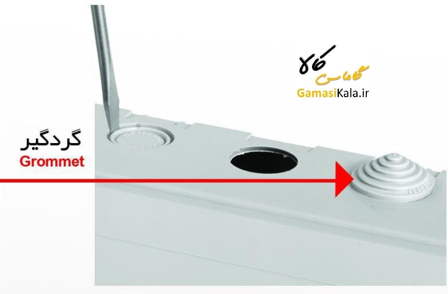 درپوش پلاستیکی – گردگیر (GROMMET) قطر 38 — تصویر ۳
