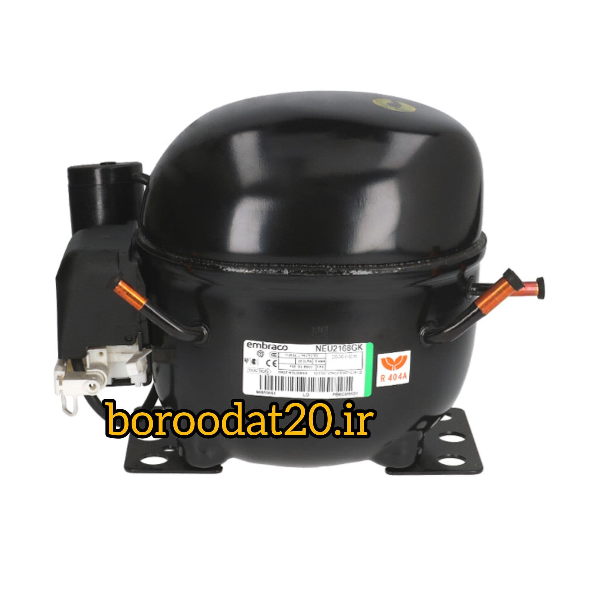 کمپرسور امبراکو 3/4 مدل NEU 2178 GKA گاز R404 — تصویر ۴