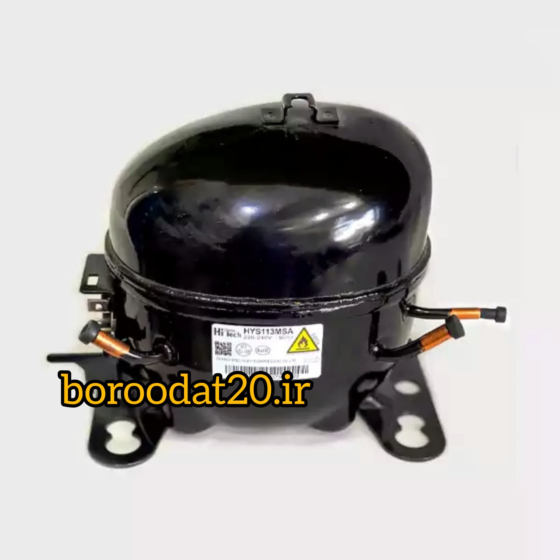 کمپرسور هایتک 1/3 مدل 131MKUa گاز R600 — تصویر ۲