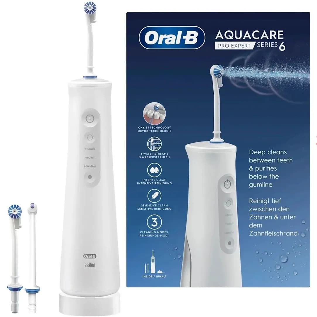 واتر جت اورال بی شارژی مدل AQUACARE 6 Pro-Expert اصلی آلمان — تصویر ۵