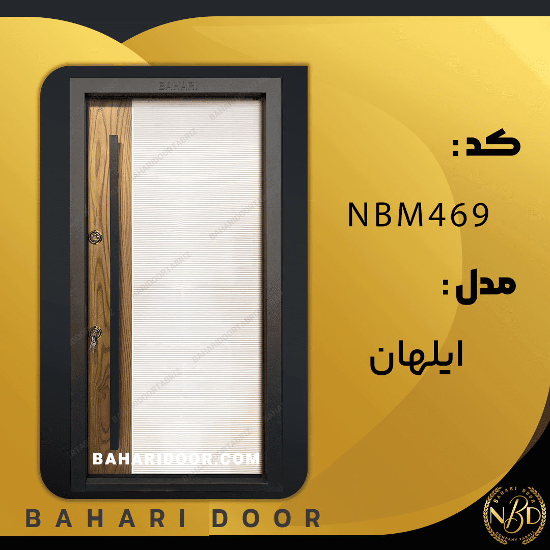 درب ضد سرقت مدرن مدل ایلهان کد NBM469 — تصویر ۲