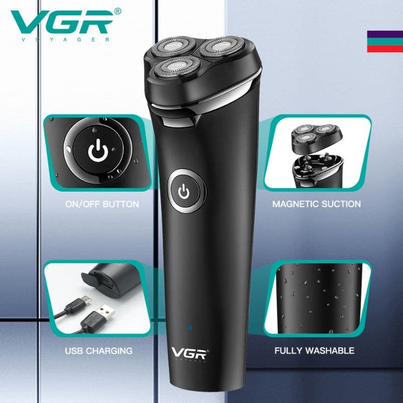 شیور سه تیغ وی جی ار VGR V- 319 — تصویر ۲