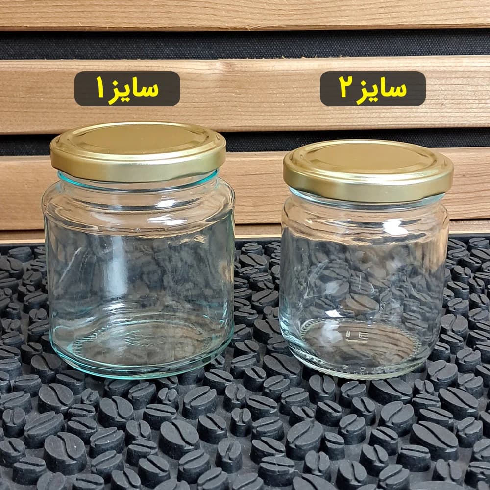جار مربایی گرد | درب فلزی | 48 عددی — تصویر ۹