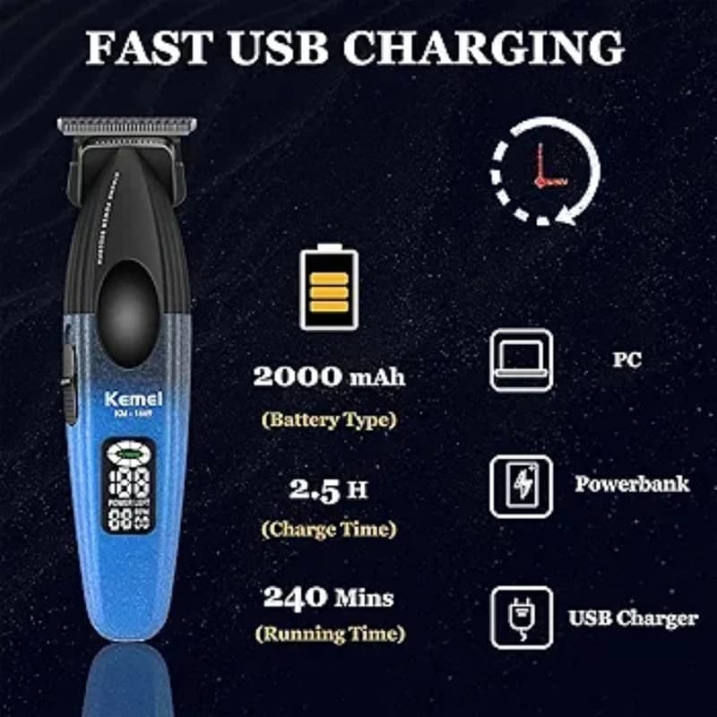 ماشین اصلاح خط زن کیمی مدل KM-1669 — تصویر ۵